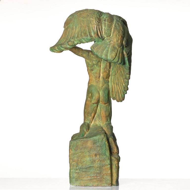 Carl Milles, "Vingarna" ("Gosse med örn").