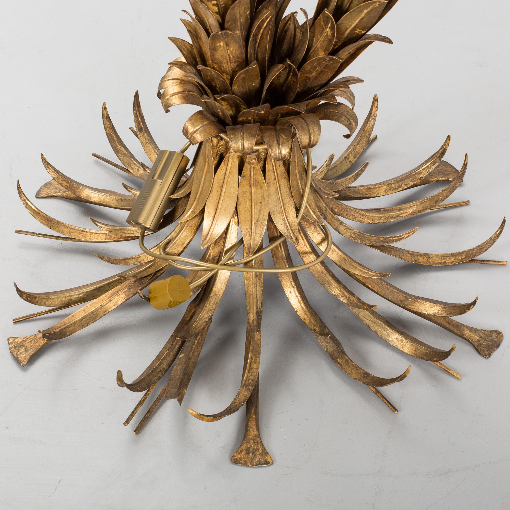 GOLVLAMPA i form av palm, Tyskland, 1970-tal.