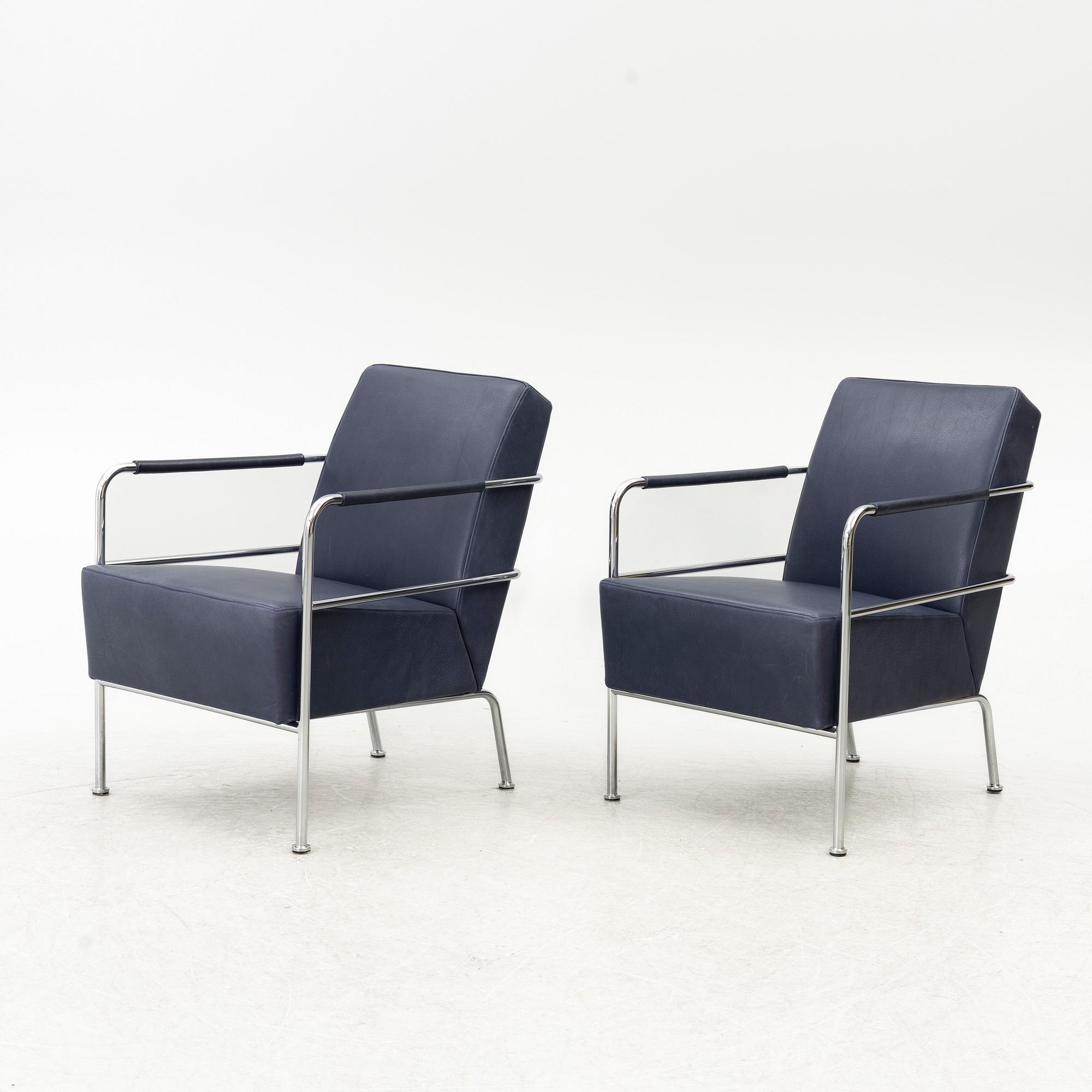 Gunilla Allard, a pair of 'Cinema' armchairs, Lammhults.