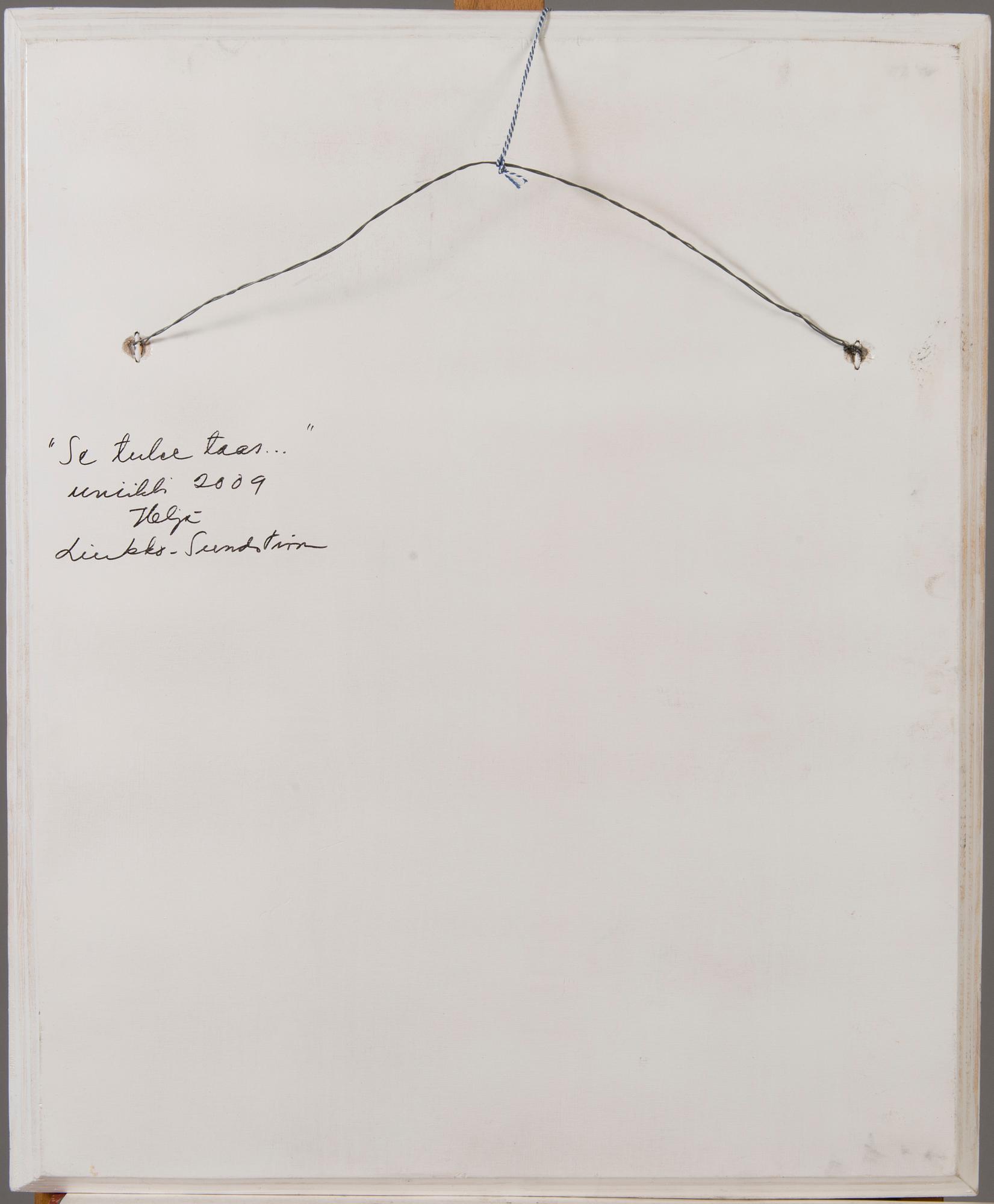 HELJÄ LIUKKO-SUNDSTRÖM,  unik relief, signerad Heljä Liukko-Sundström 2009.