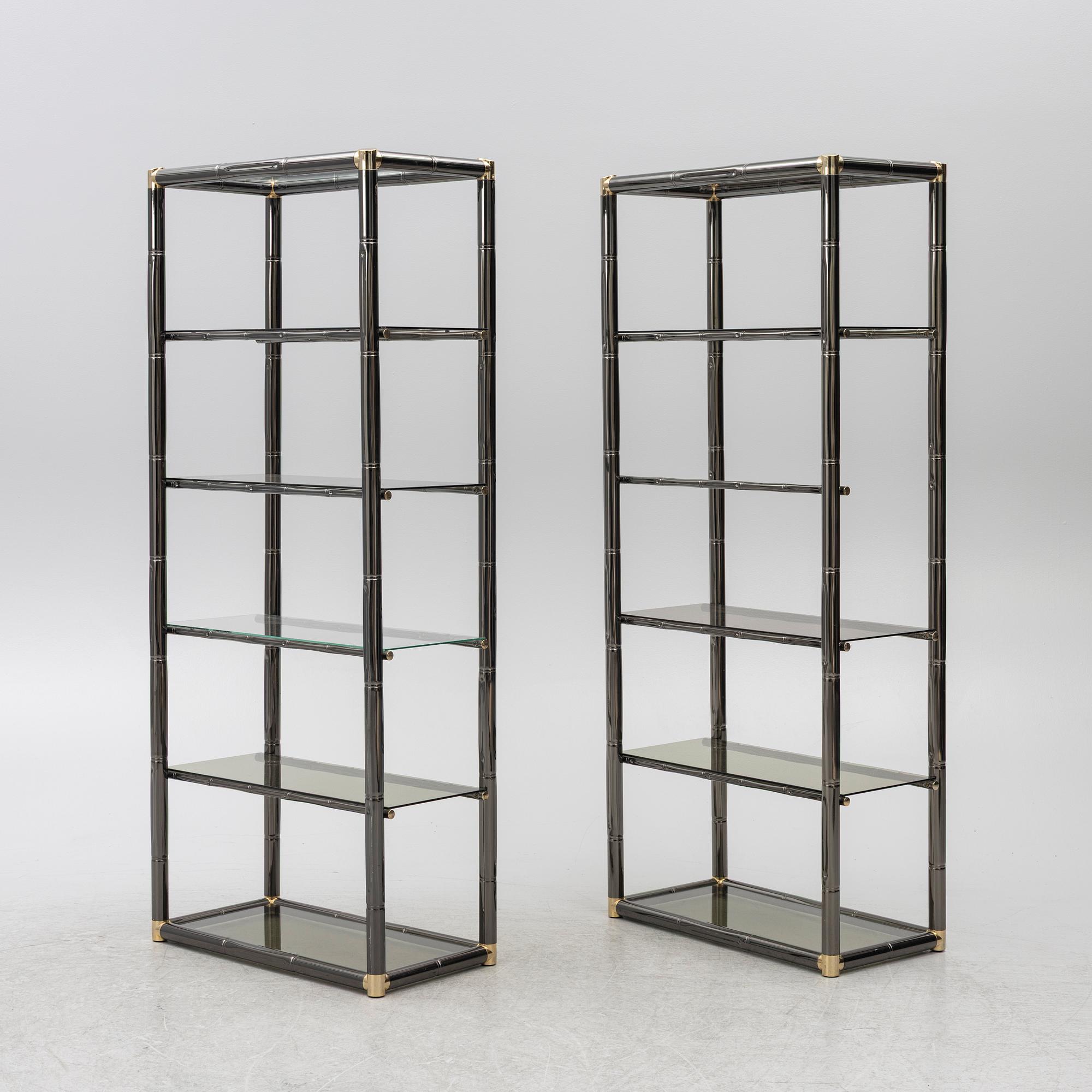 A pair of shelves, second half of the 20th century.
