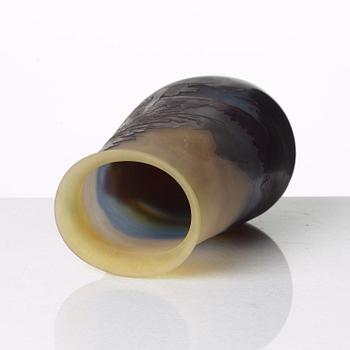 Emile Gallé, an Art Nouveau cameo glass vase, Nancy, France.