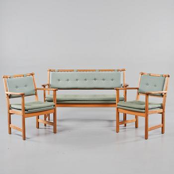 SOFFA OCH FÅTÖLJER, "Furubo", Yngve Ekström, Swedese, 1900-talets mitt.