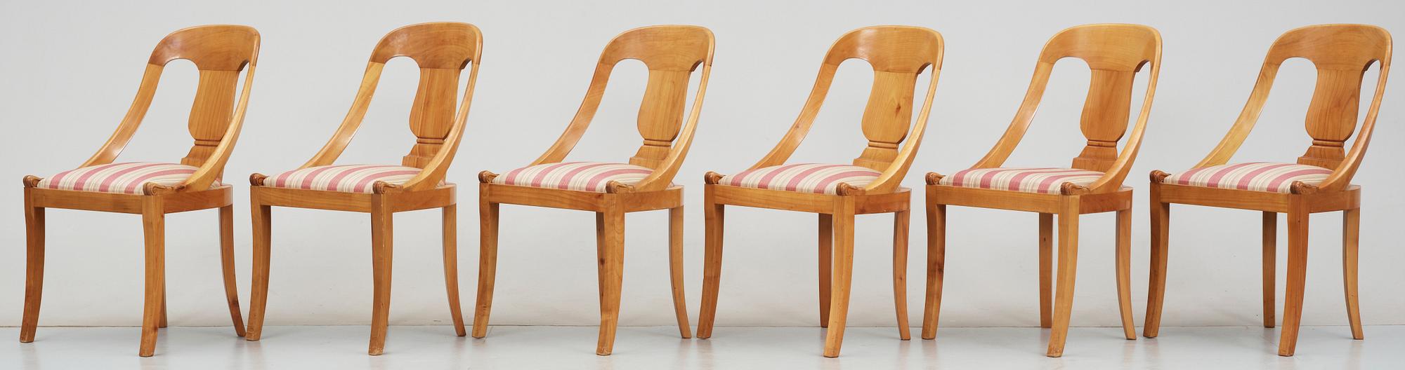 STOLAR, 6 st, Göteborgstyp, 1900-talets mitt.