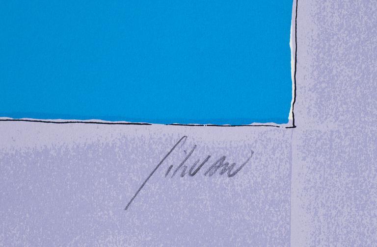 CHRISTIAN SILVAIN, färgserigrafi, signerad och numrerad 50/200.