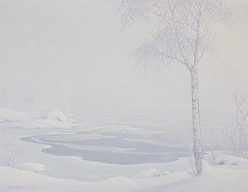UNKNOWN ARTIST, oil on panel, signed R Nordenberg and dated -56.