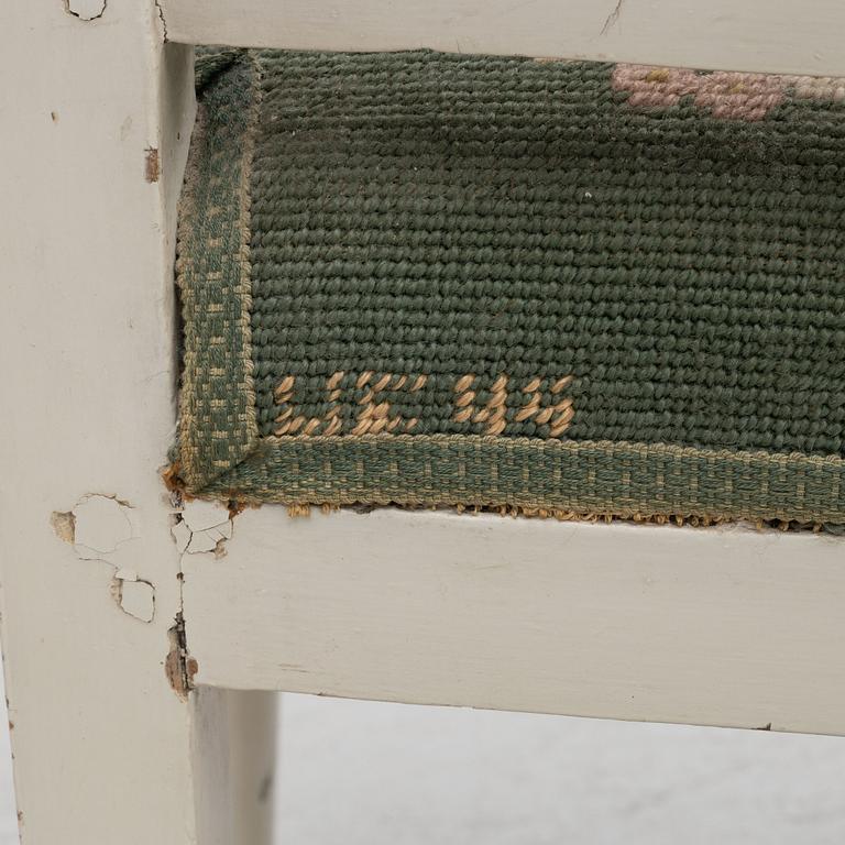 Stolar, ett par, gustavianska, 1700-talets slut.