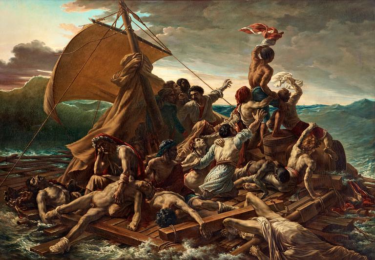 Jean-Louis-André-Théodore Géricault After, The Raft of the Medusa.