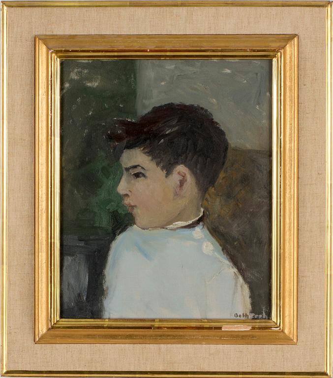 BETH ZEEH, Pastell, signerad. Utförd 1947.
