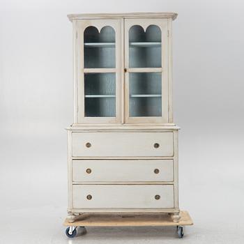 Display cabinet, late 19th century,.