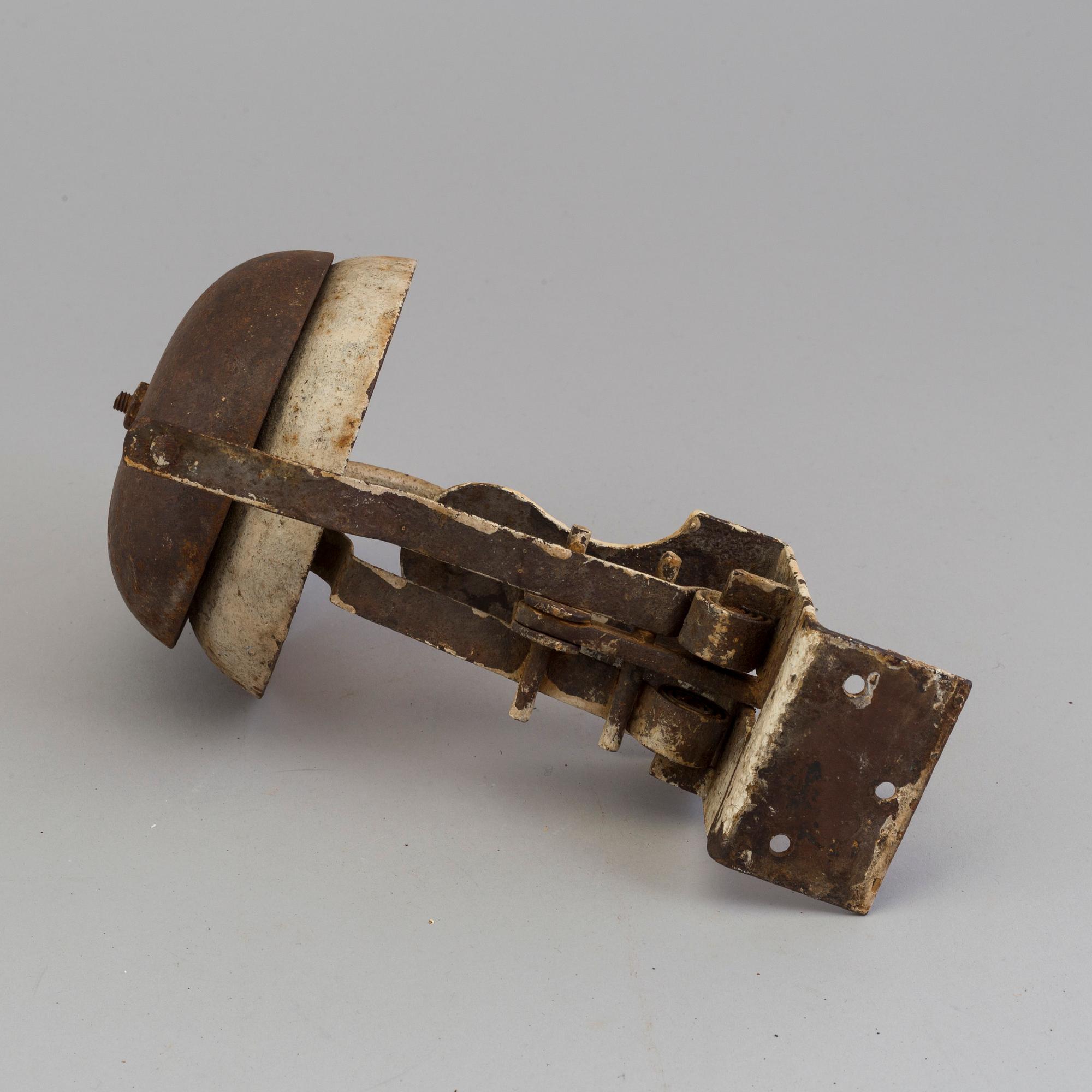 A BELL, iron, early 20th century.