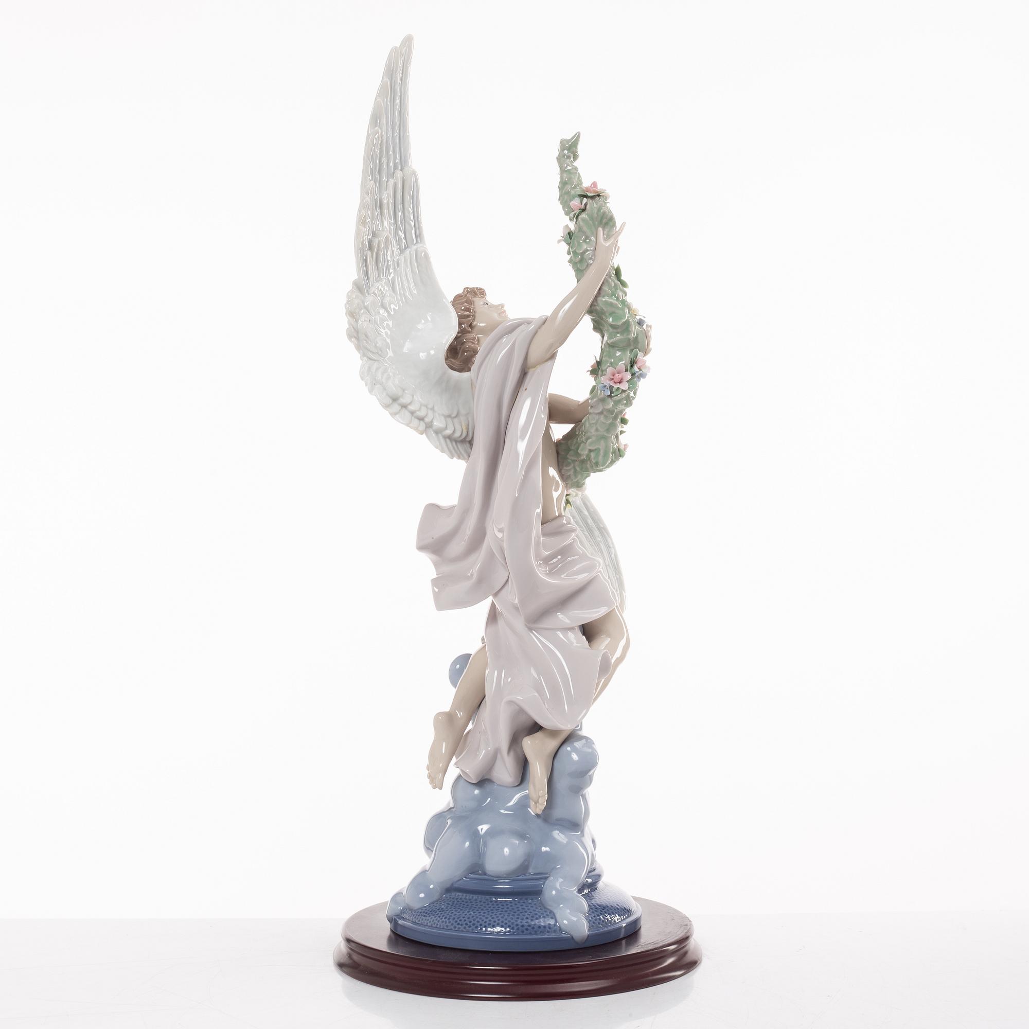 Salvador Furió, figurine, "Celestial Ascent", Lladró, Spain, 2000-2001.