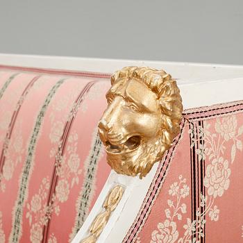 SOFFA, gustaviansk stil,  AB Gustaf Flinta, Hedemora, 1927.
