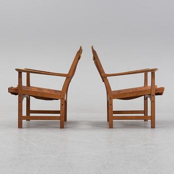 Carl Malmsten och Yngve Ekström, fåtölj, "Caryngo", ESE-möbler, Vaggeryd, 1955.