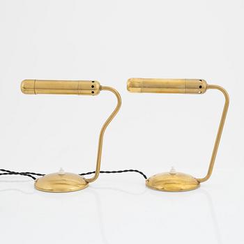 Bordslampor, ett par, modell "E3221", ASEA.