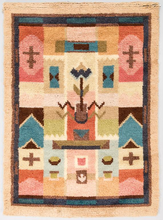 Elsa Kallio, Rya. Ca 160x115 cm.