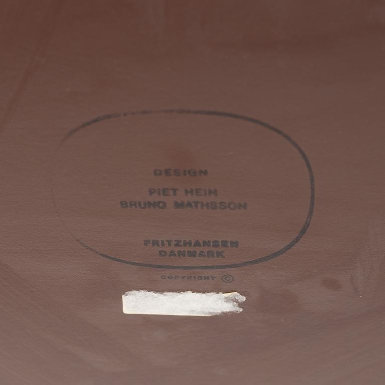 Bruno Mathsson & Piet Hein, matbord, "Superellips", Fritz Hansen, Danmark.