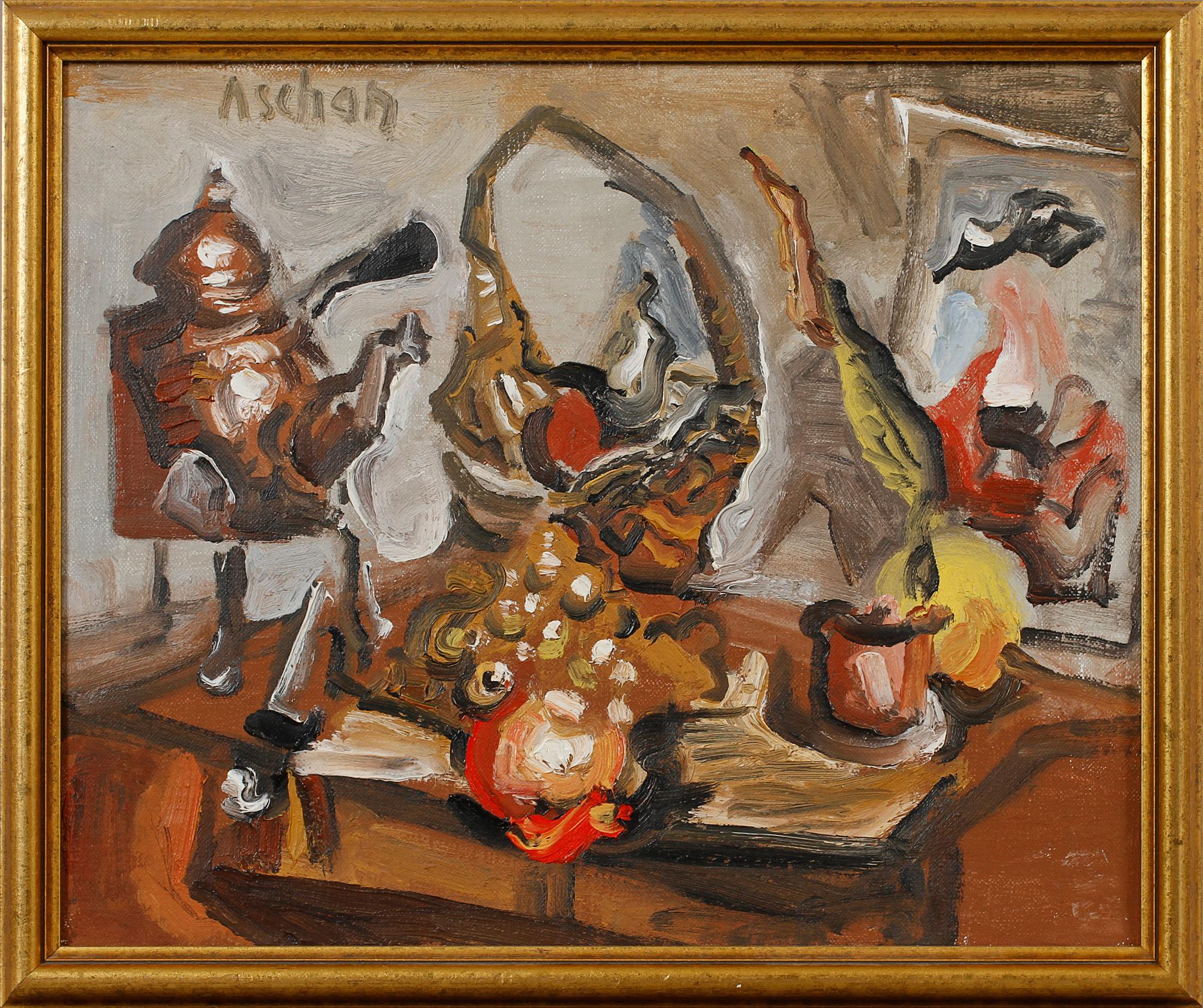 ULF ASCHAN, olja på duk, signerad.