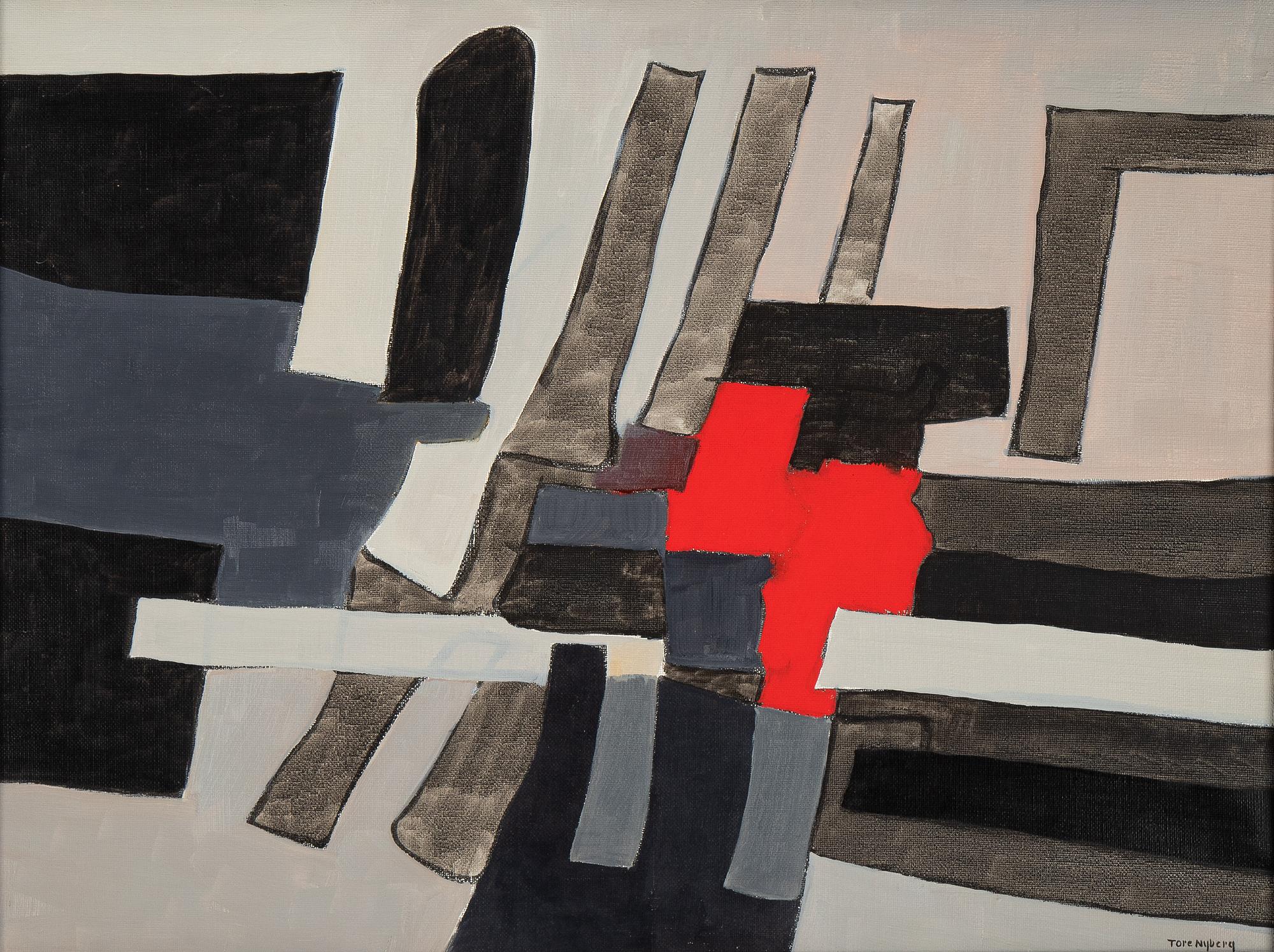 Tore Nyberg, olja på duk, signerad.