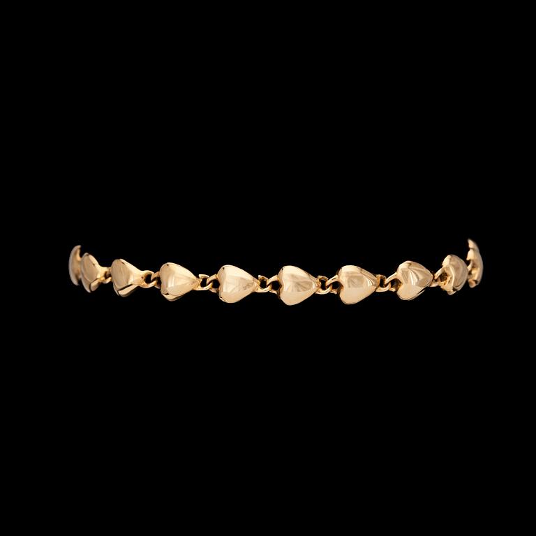 ARMBAND, Cartier, guld, 1995.