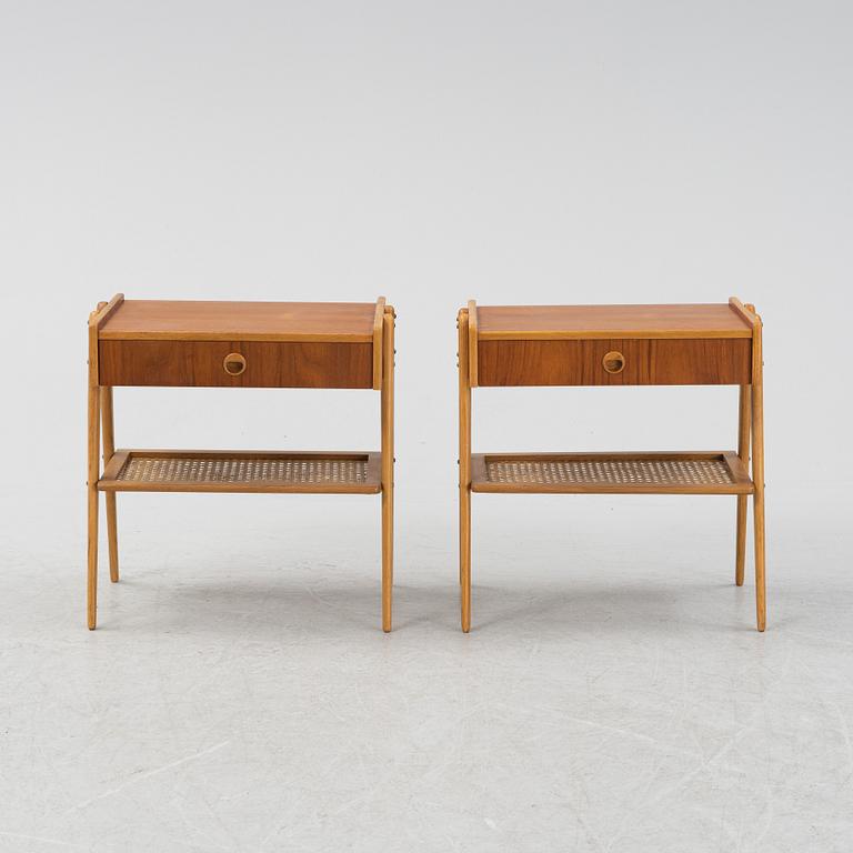Sängbord, ett par, 1950/60-tal.