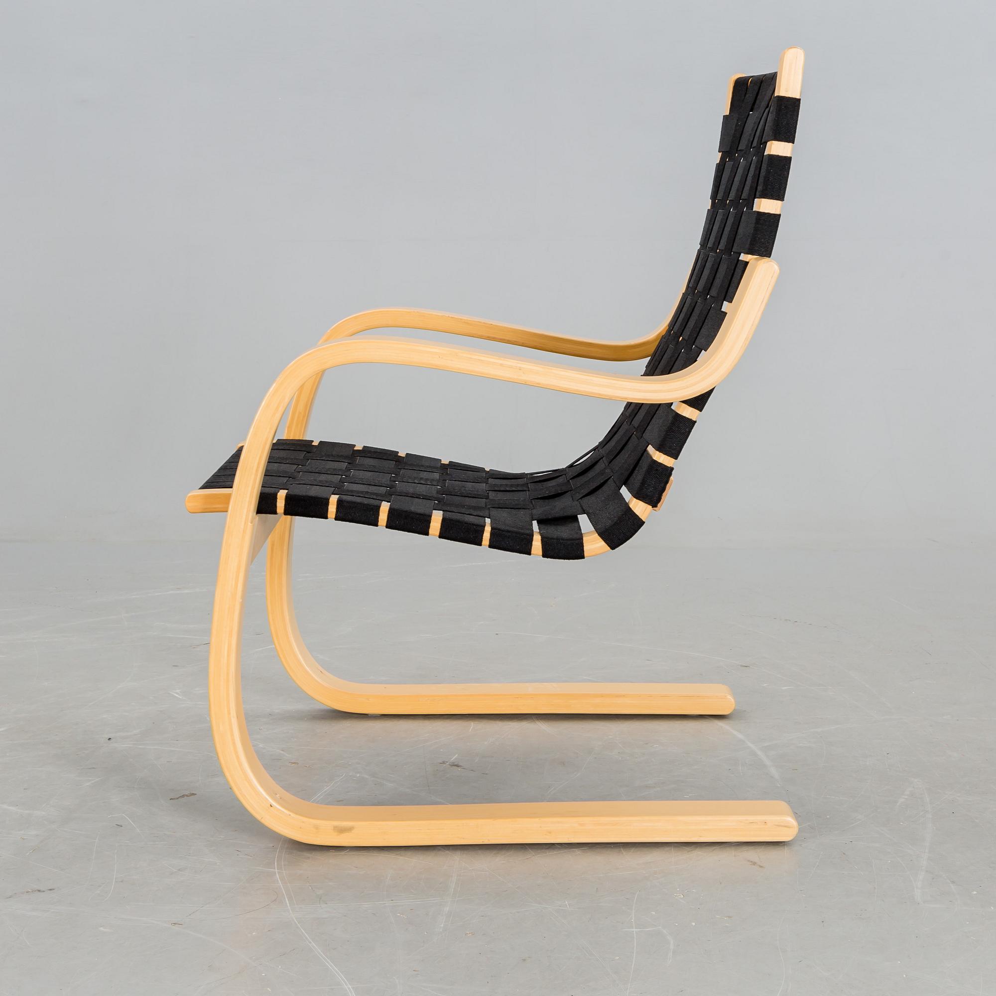 ALVAR AALTO, fåtölj, "modell 406", Artek,