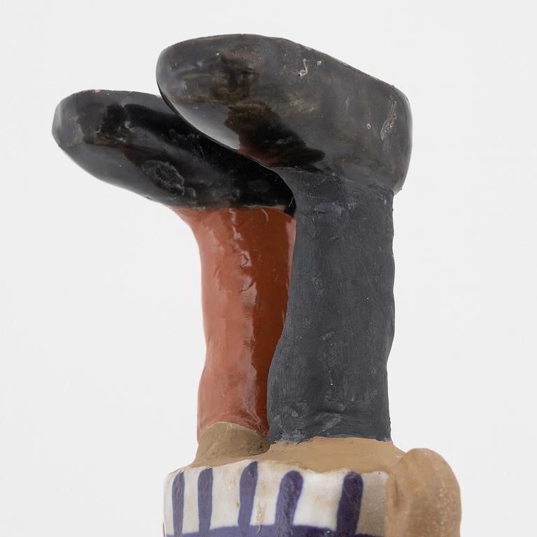 Lisa Larson, figurin, stengods, "Pippi långstrump", Gustavsberg.