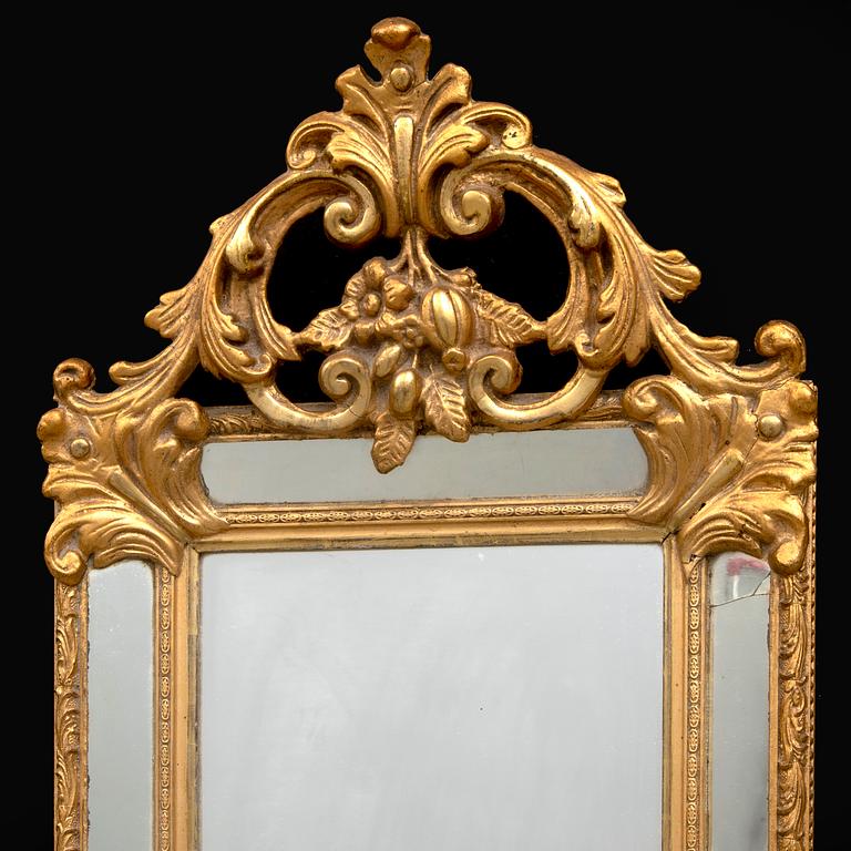 Spegel, rokokostil, 1800-talets slut.