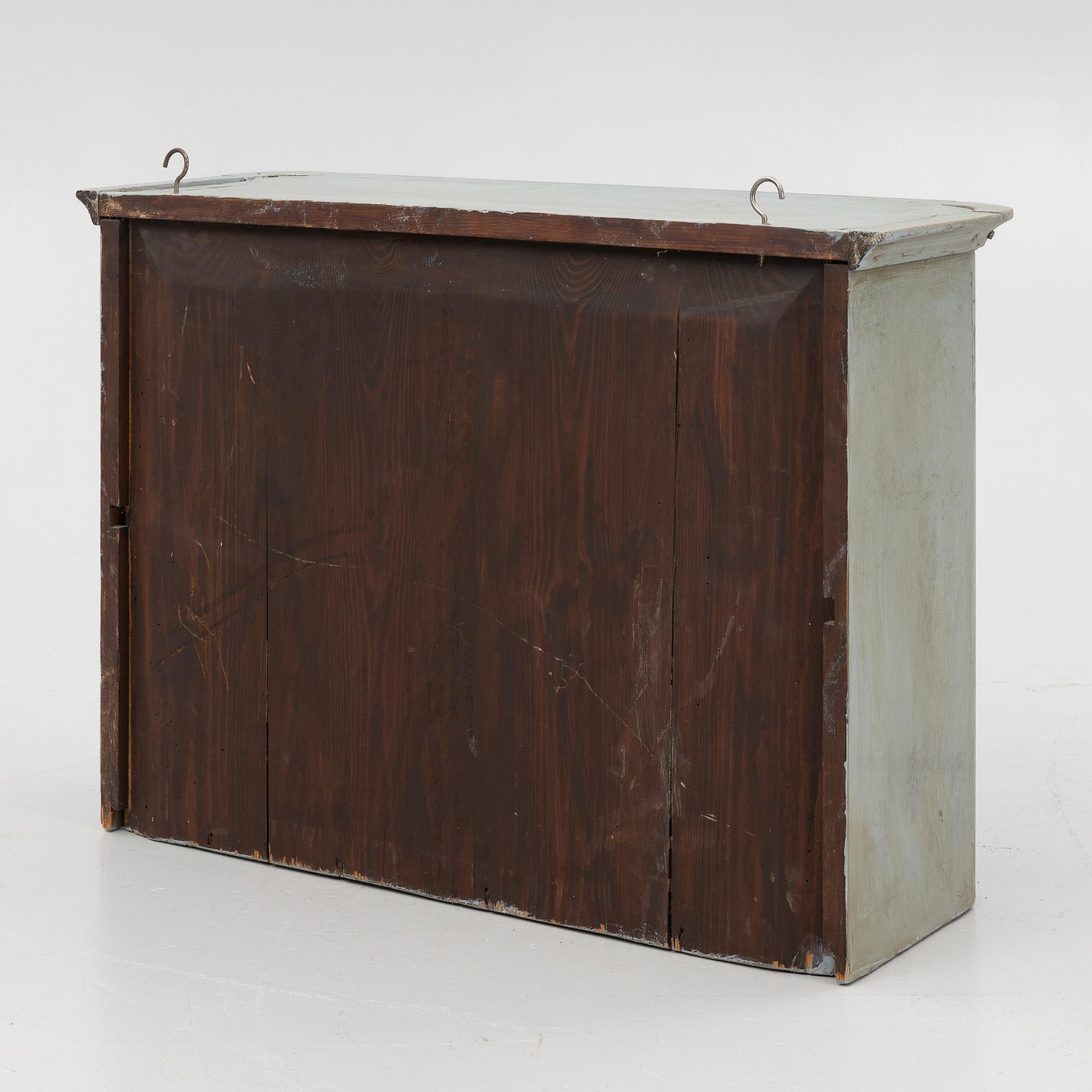 Hanging cabinet, second half of the 19th century.