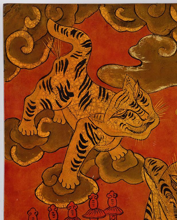 Toan Nguyen Duc, "Five Tigers"/"Cinq tigres", 1985.