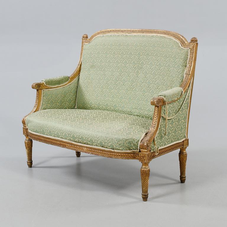 SOFFA, Frankrike, Louis XVI-stil, omkring år 1900.