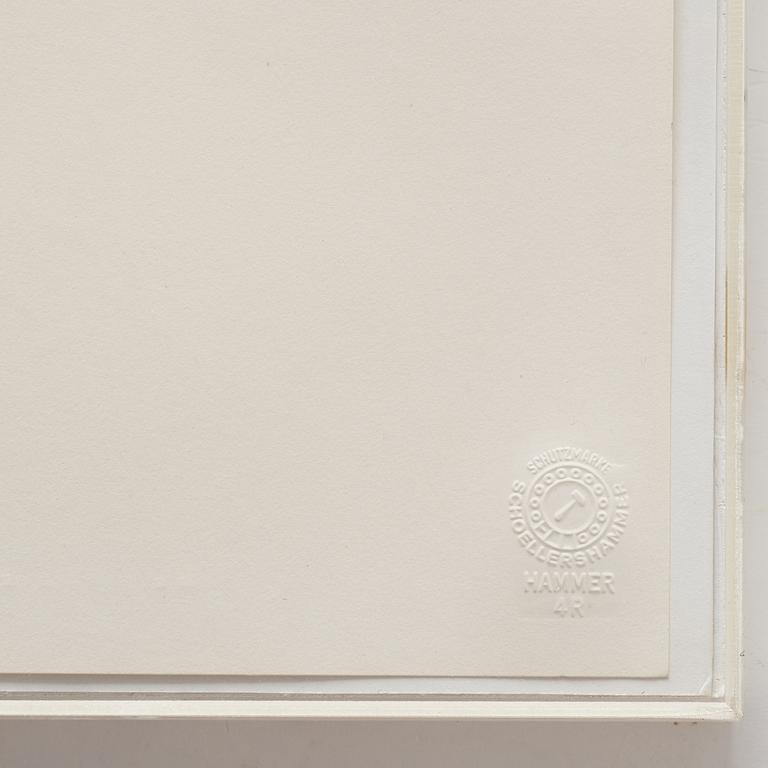 Jan Groth, paste on paper, signed Jan Grioth and dated 1984.