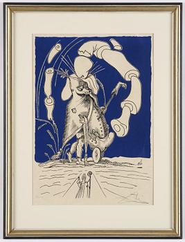 Salvador Dalí, ur serien "Les Songes Drolatiques de Pantagruel".