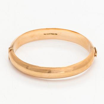A 14K gold bangle, Westerback, Helsinki 1955.