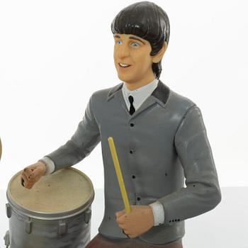 The Beatles, "Hamilton gifts" collectible figures, 4 pcs, Apple Corps Ltd, 1991.