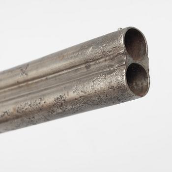 Slaglåspistol, dubbelpipig, 1800-talets andra hälft.