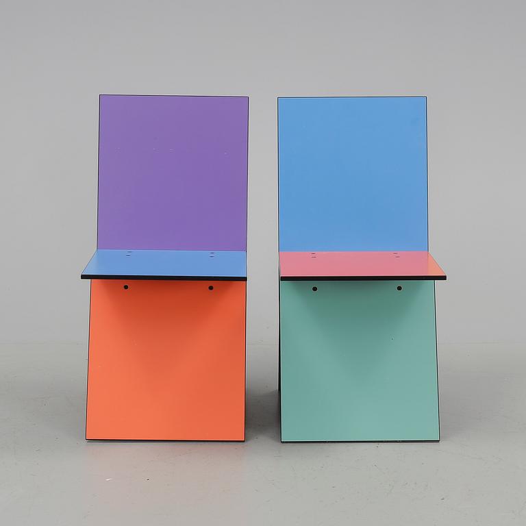 STOLAR, ett par, "Vilbert", Verner Panton, Ikea, 1993/94.