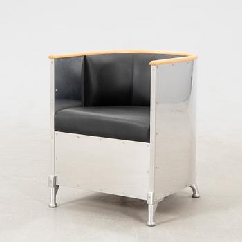 Mats Theselius, "Aluminiumfåtölj"´för Källemo formgiven 1990.