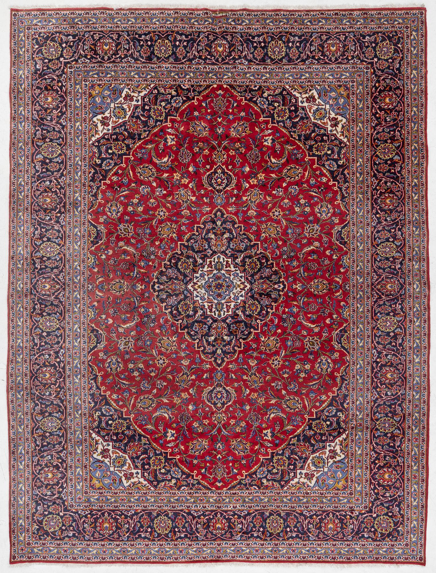 Rug, Kashan, approx. 395 x 295 cm.