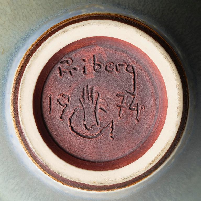 Berndt Friberg, a stoneware vase, Gustavsberg Studio, Sweden 1974.