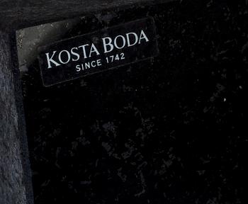 SKULPTUR, glas. Bertil Vallien, Kosta Boda, omkring 2000.