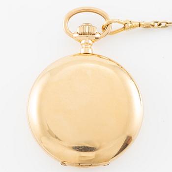 Pocket watch, hunter, 51 mm.