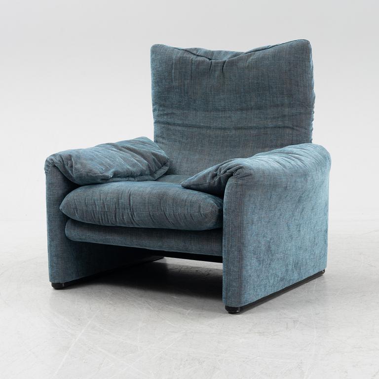 Vico Magistretti, a 'Maralunga' armchair, Cassina, Italy.