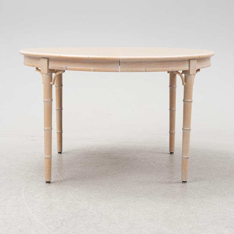 A 7 piece dining group, Miranda of Sweden, 1980's.