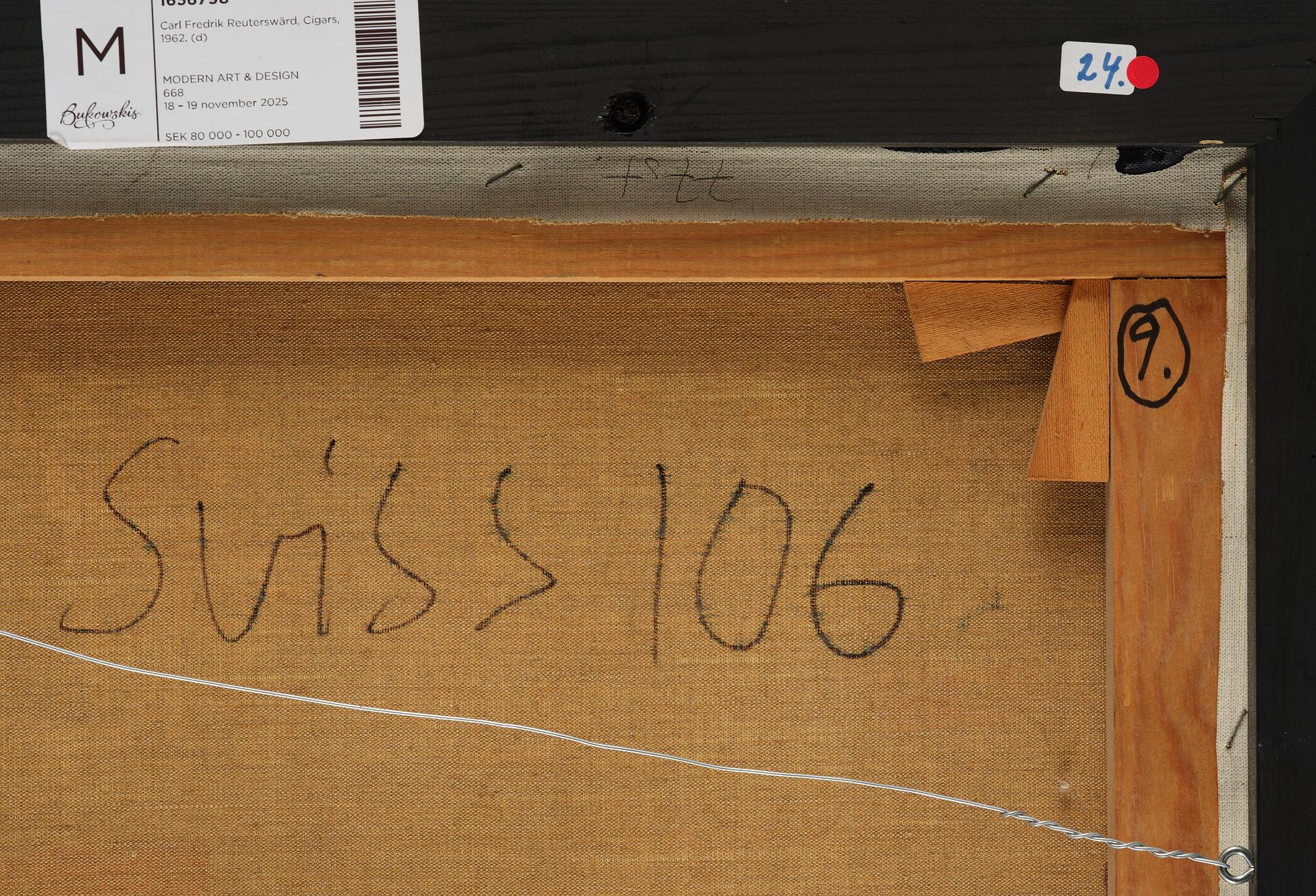 Carl Fredrik Reuterswärd, "Cigars".