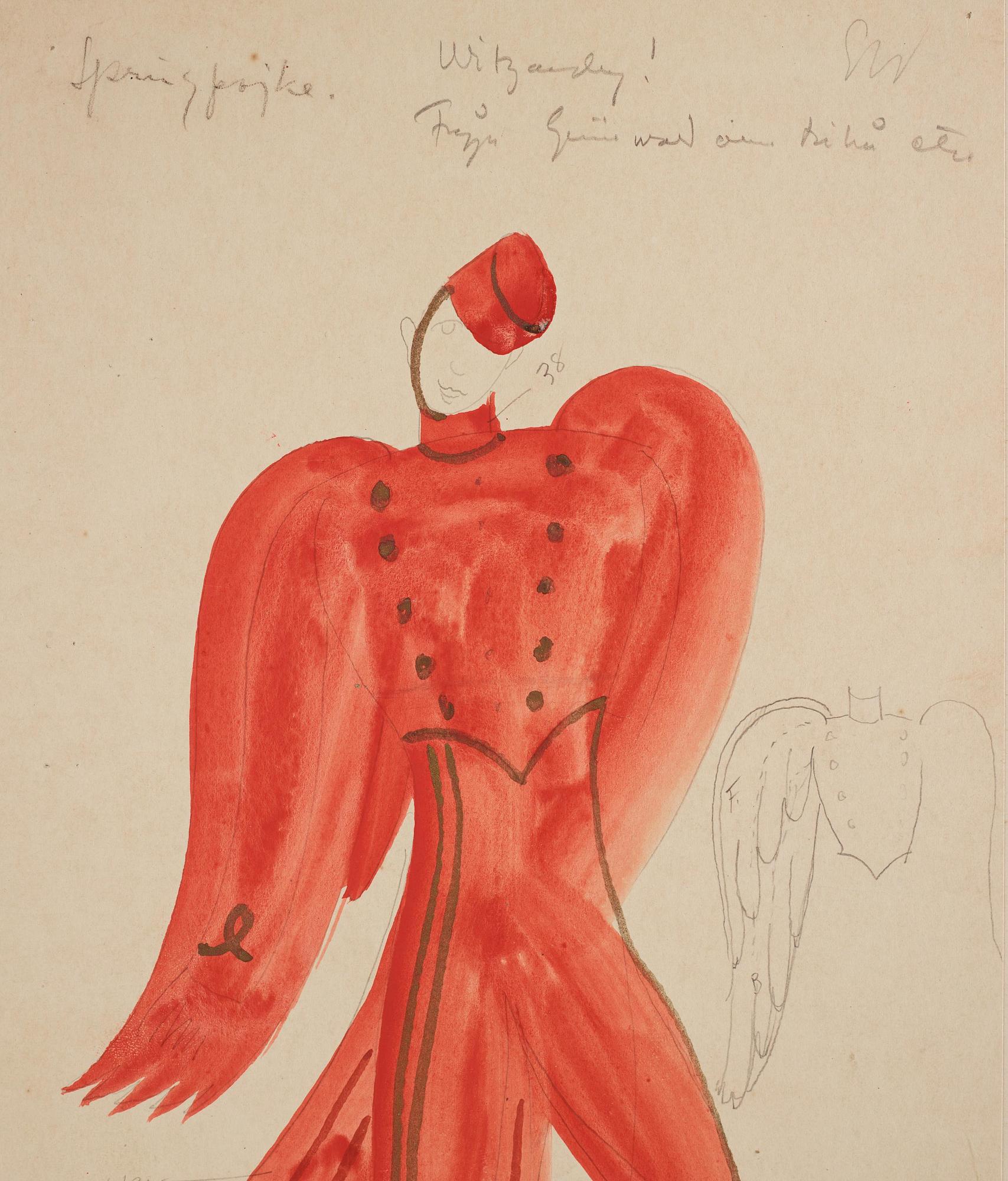 Isaac Grünewald, Bellboy, from Aristophanes' "The Birds".