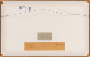 HJALMAR FALK, watercolour, signed and dated 1916.