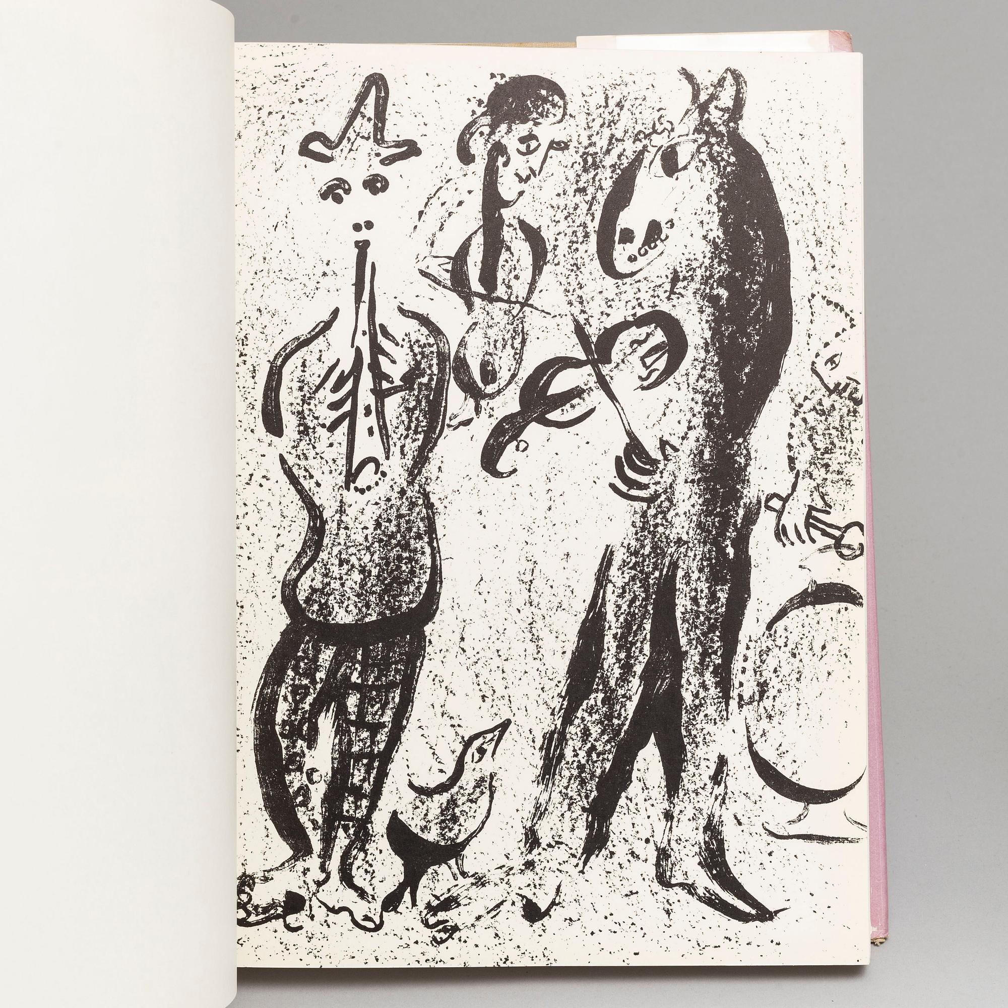 MARC CHAGALL, böcker, 3 st, "Chagall Lithograph II,III, IV".