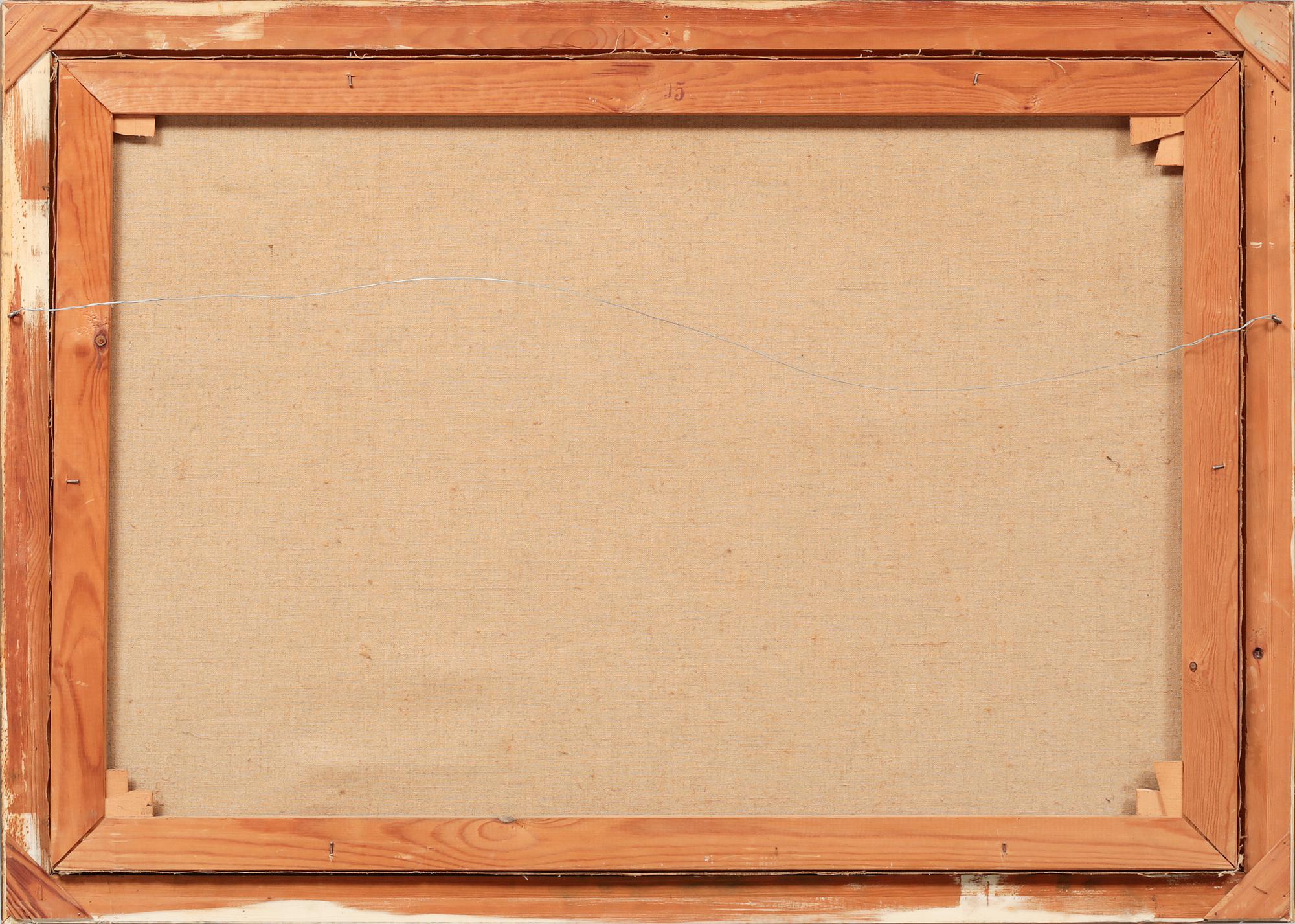 UNKNOWN ARTIST, oil on canvas, signed St.B, from the first half of the 20th century.