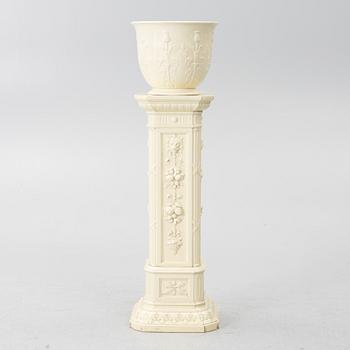 Gustavsberg, Pedestal with outer liner, 1897–98.